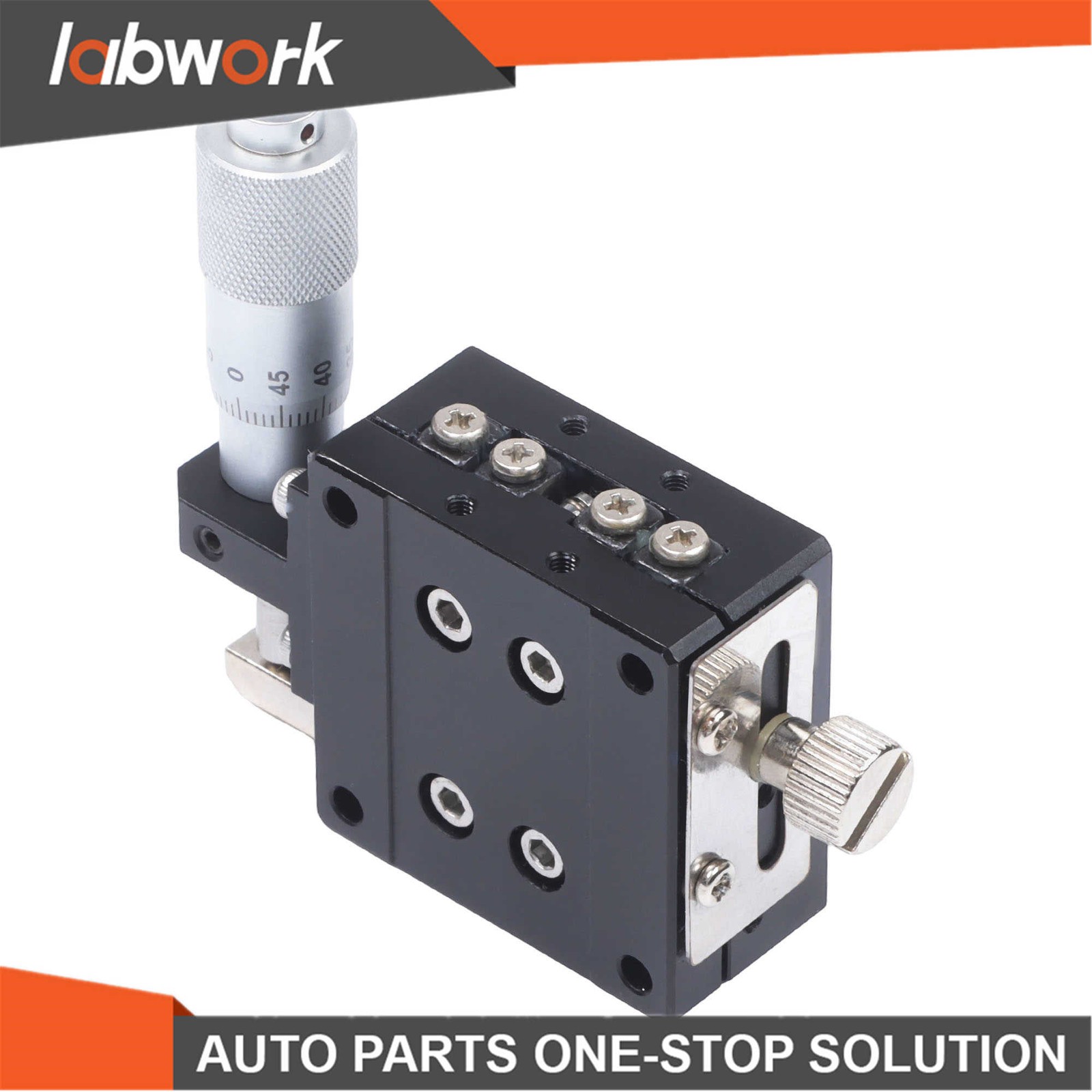 Labwork Precise Linear Stage SEMX40-AS X Micrometer Sliding Table Bearing Trim