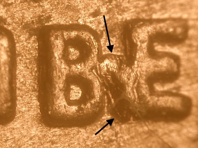 1955-D BIE Cent Error  Nice BU Red/Brown Uncirculated Lincoln Wheat Penny #3F