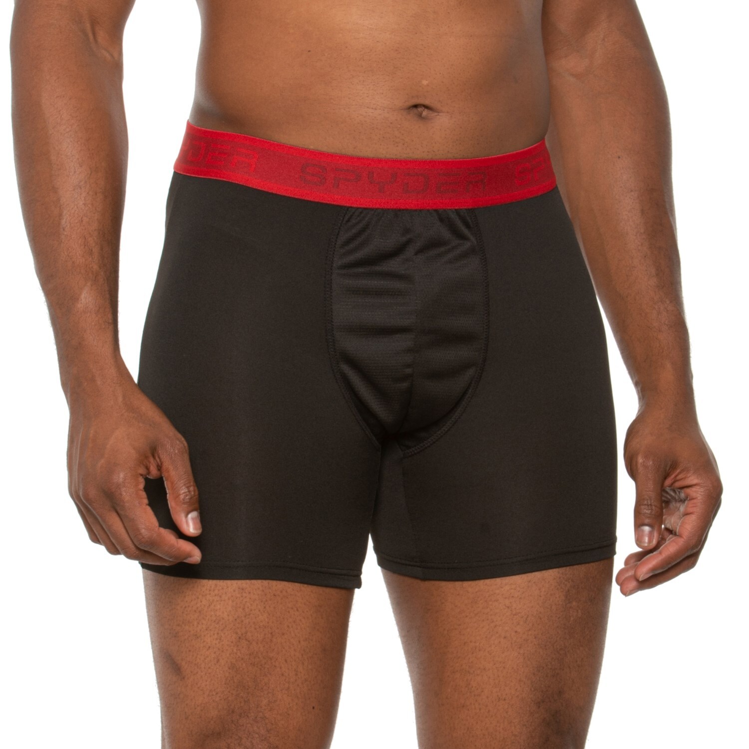 4 Pck SPYDER MEN MESH PERFORMANCE STRETCH Boxer Briefs BLACK Medium Large XLarge