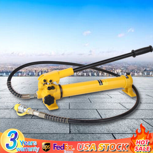 Hydraulic Hand Pump 2 Speed 10000 PSI CP-700 Hydraulic Manual Pump 3/8'' NPT New