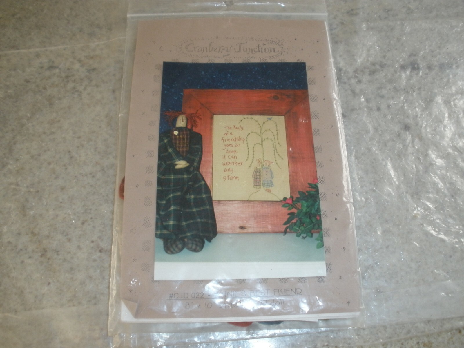 NEW Cranberry Junction Annie's Best Friend 8" x 10" Stitchery kit