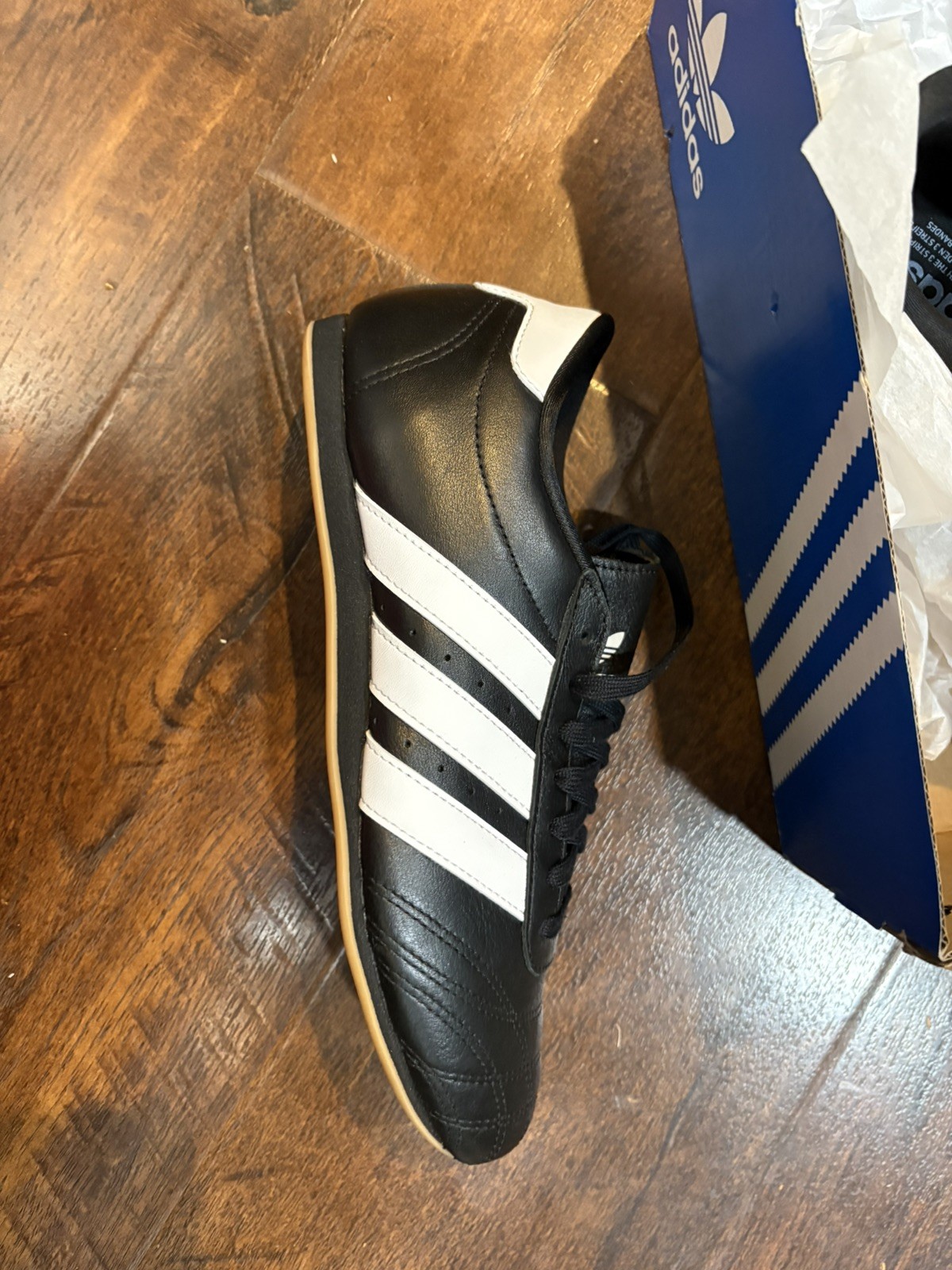 adidas taekwondo, black, size 8.5, NWT/box
