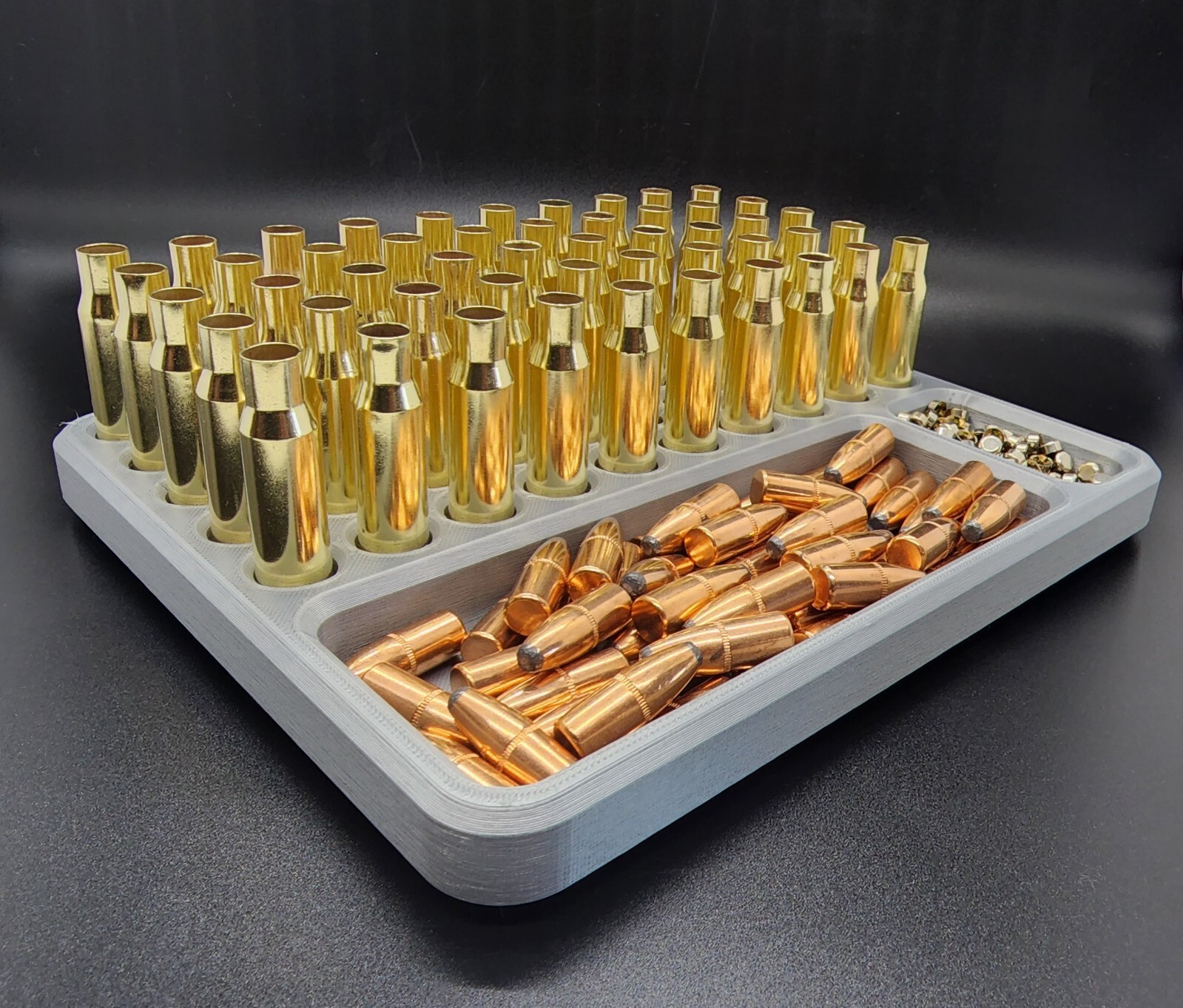243 Winchester Reloading Tray Blocks Flat Type 491 Holds 50 Rounds RMD3D
