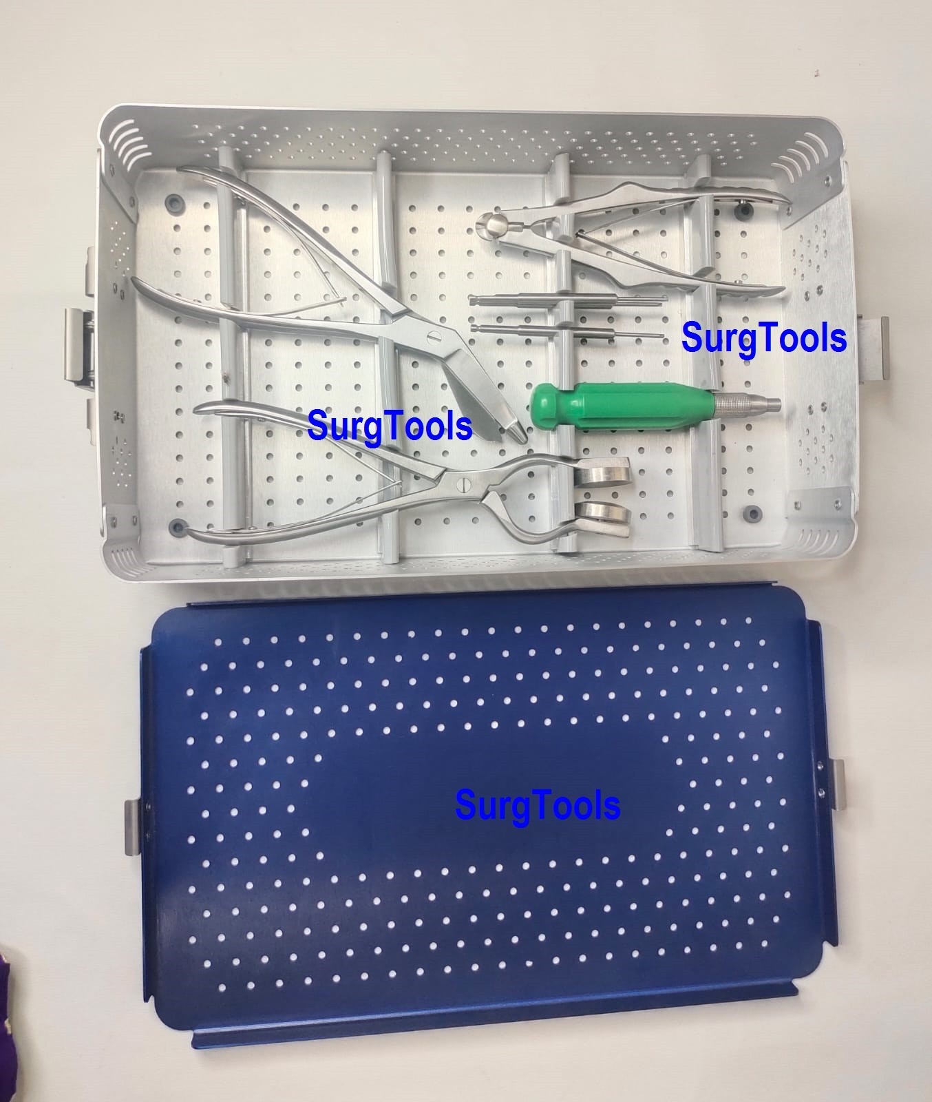 Maxillofacial Instruments Mesh Bender Mesh Cutter Mesh Scissor with Screwdriver