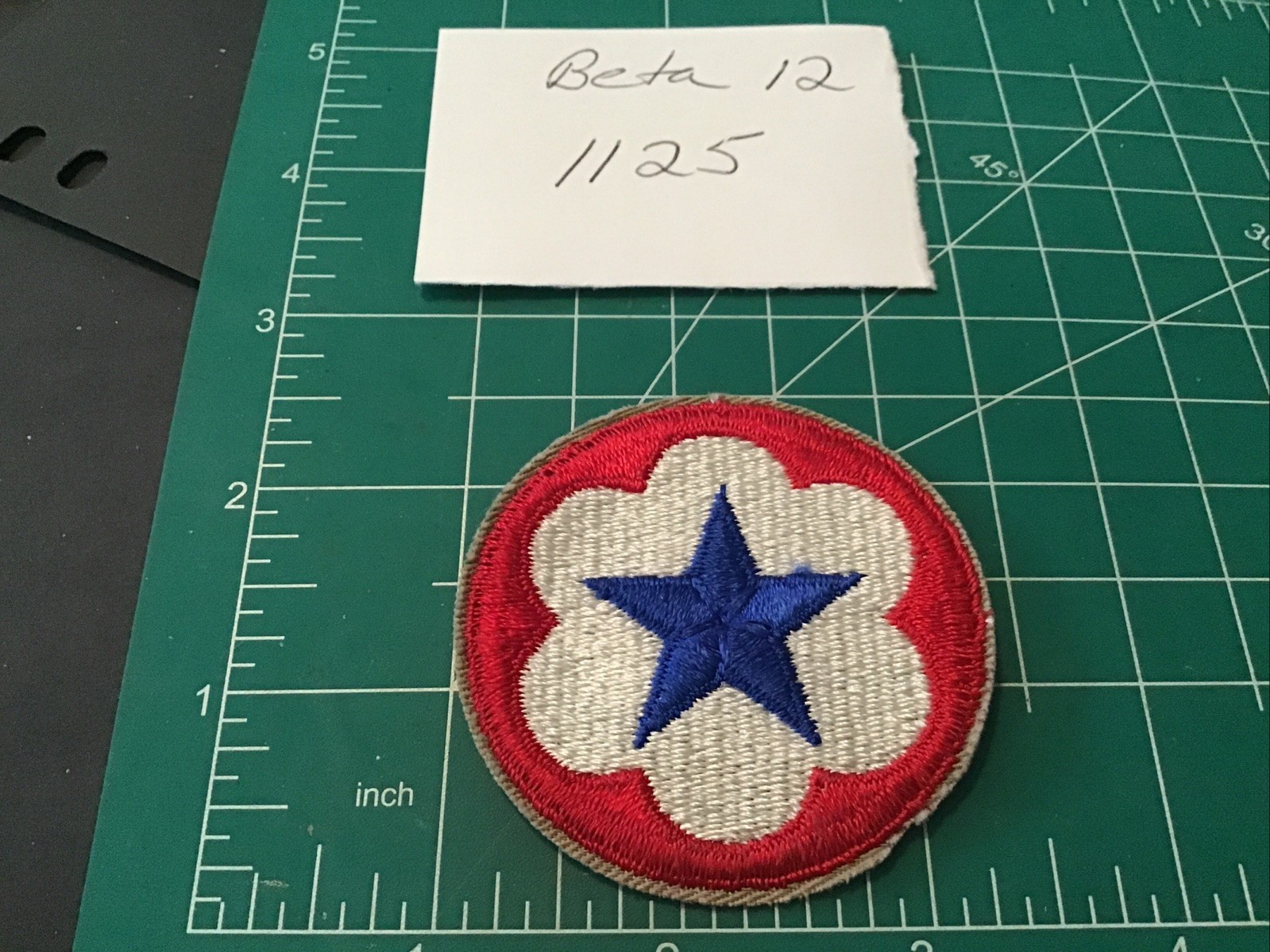 Vintage Original WWII US Army Service Forces (ASF) Shoulder Patch WW2
