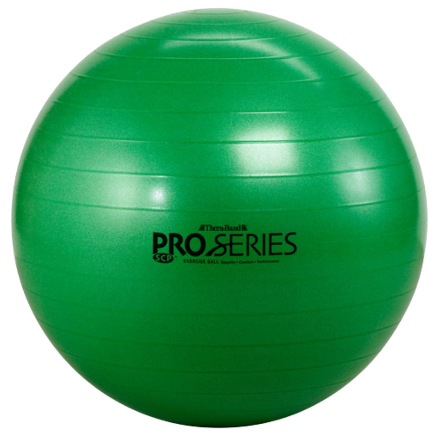 Pro Series Exercise Ball, 26" Green Stability Trainer for 5'7"–6'1" Users, Anti-