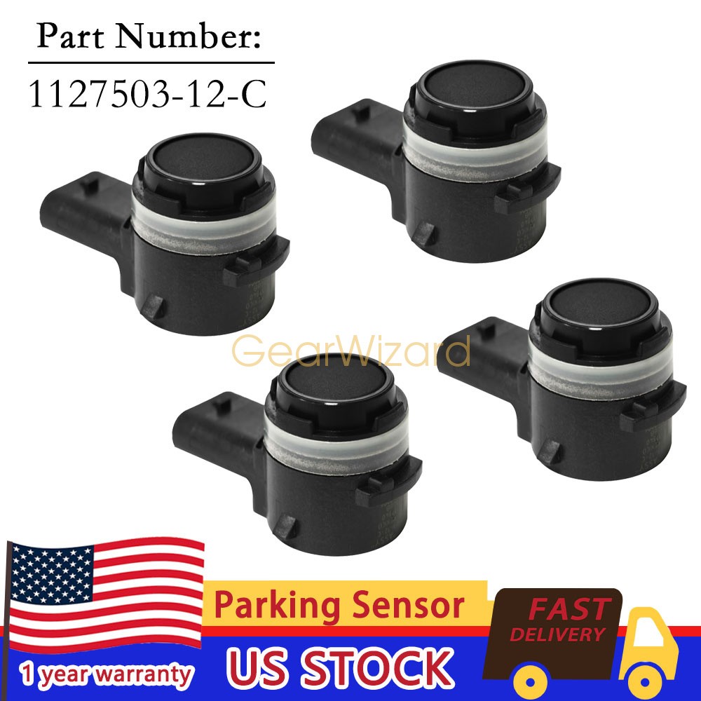 4X Parking Side Sensor Front Rear Bumper For Tesla Model 3/Y/X/S 1127503-11-D