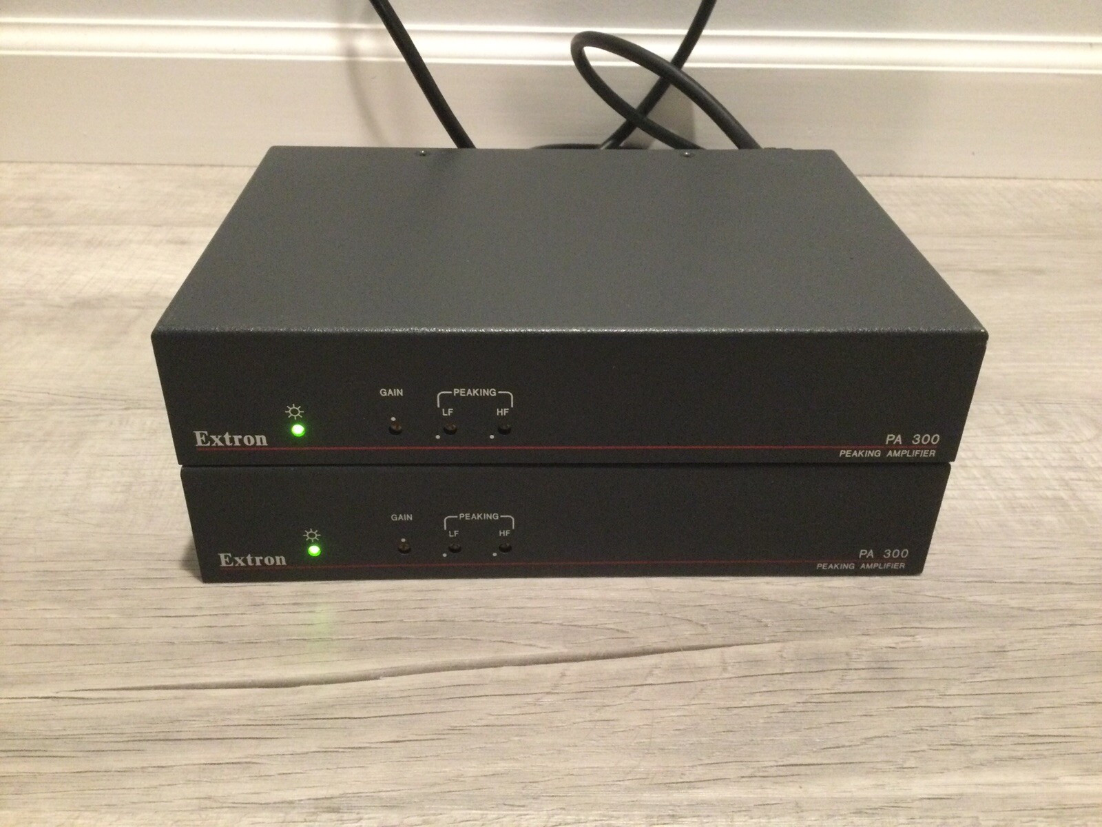Extron PA 300 Peaking Amplifier Qty 2 (tested to power on)