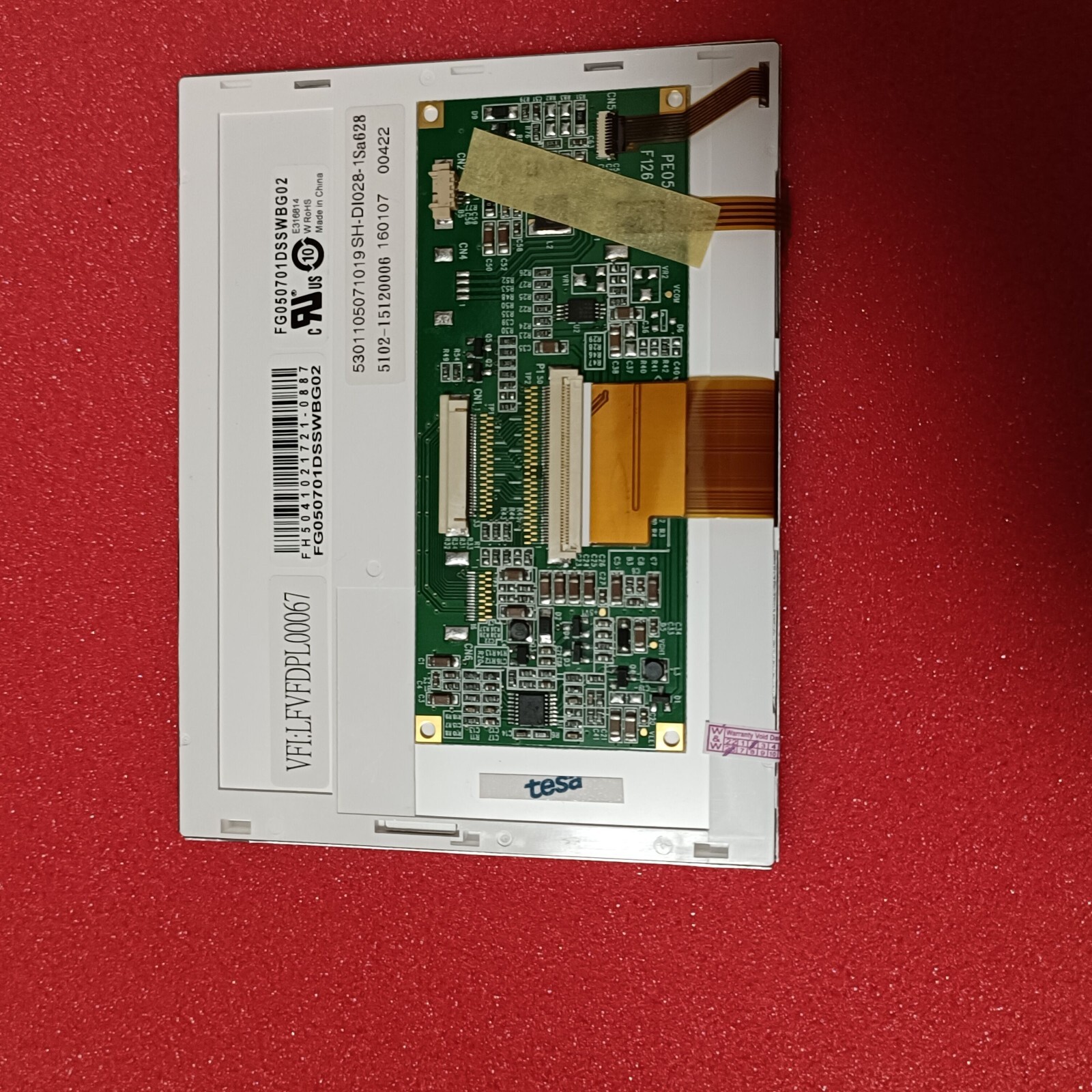 NEW 320*240 FG050701DSSWBG02 With the touch LCD Screen Display 90 Days Warranty