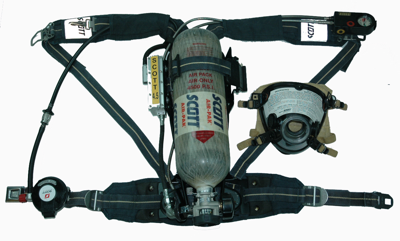 SCOTT 4.5 AP50 SCBA INDUSTRIAL '97 Edition - W/MASK OVERHAULED. NO CYLINDER