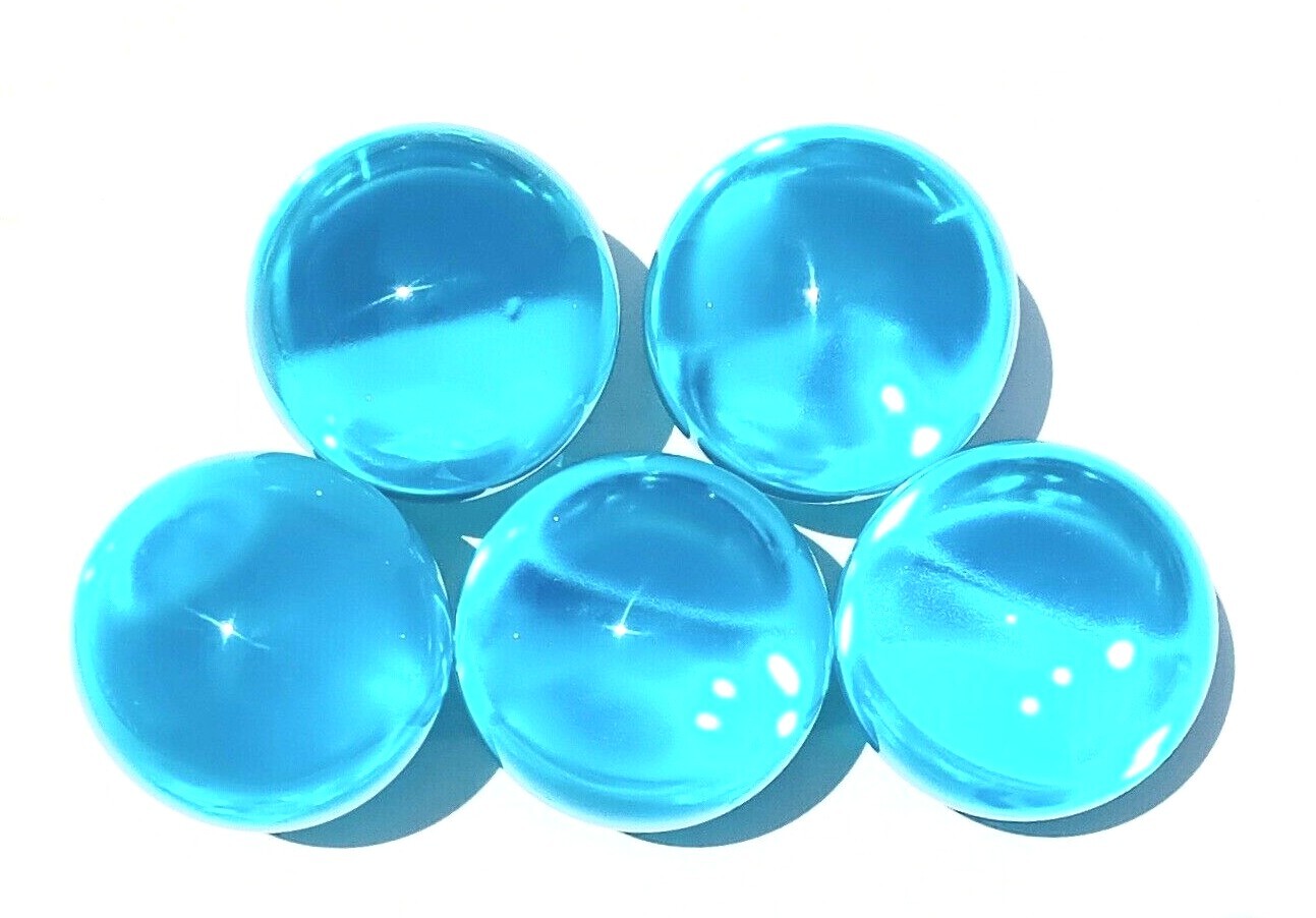 Acrylic Contact Juggling Balls /  90mm Aqua / 1-5 Ball set