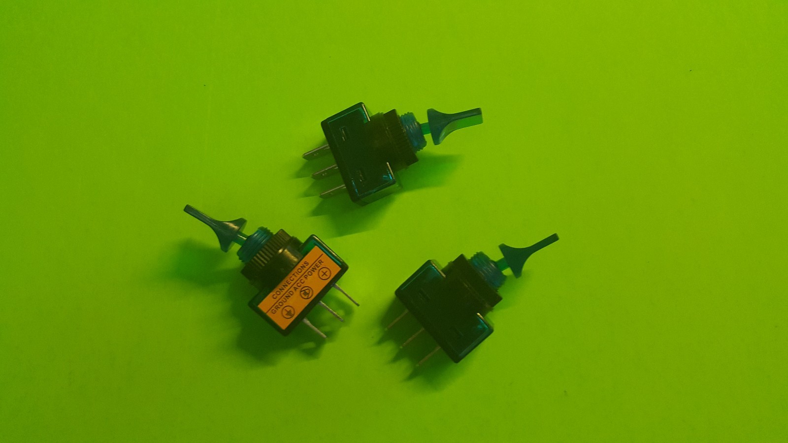 2 PACK - - 12 volt switch - 20A max.