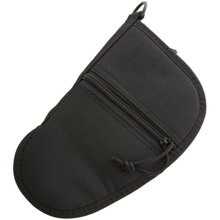 Zip Up 8.5" Pistol Case Black Cordura Construction + Soft Lining gun ac183