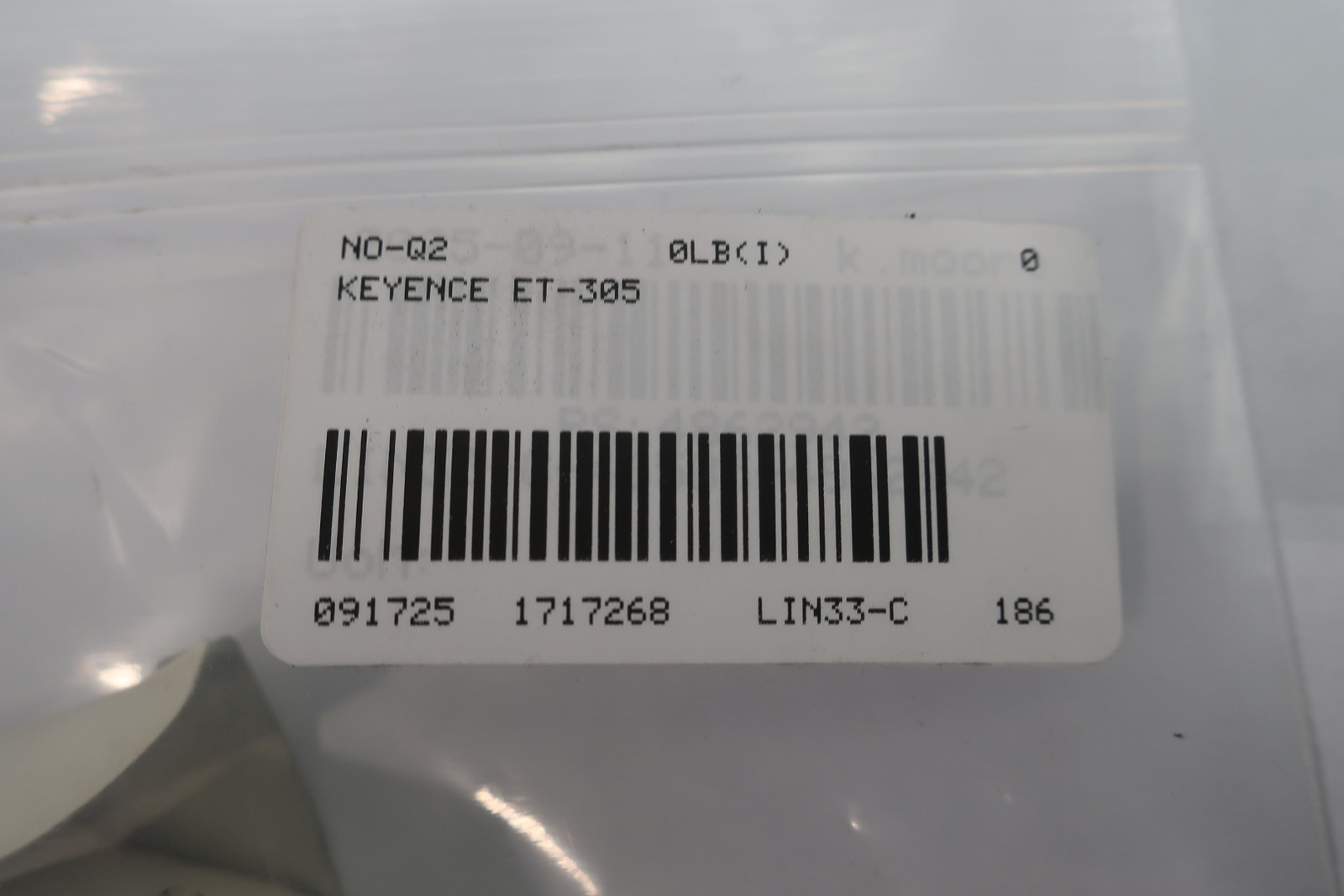 Keyence ET-305 Proximity Sensor