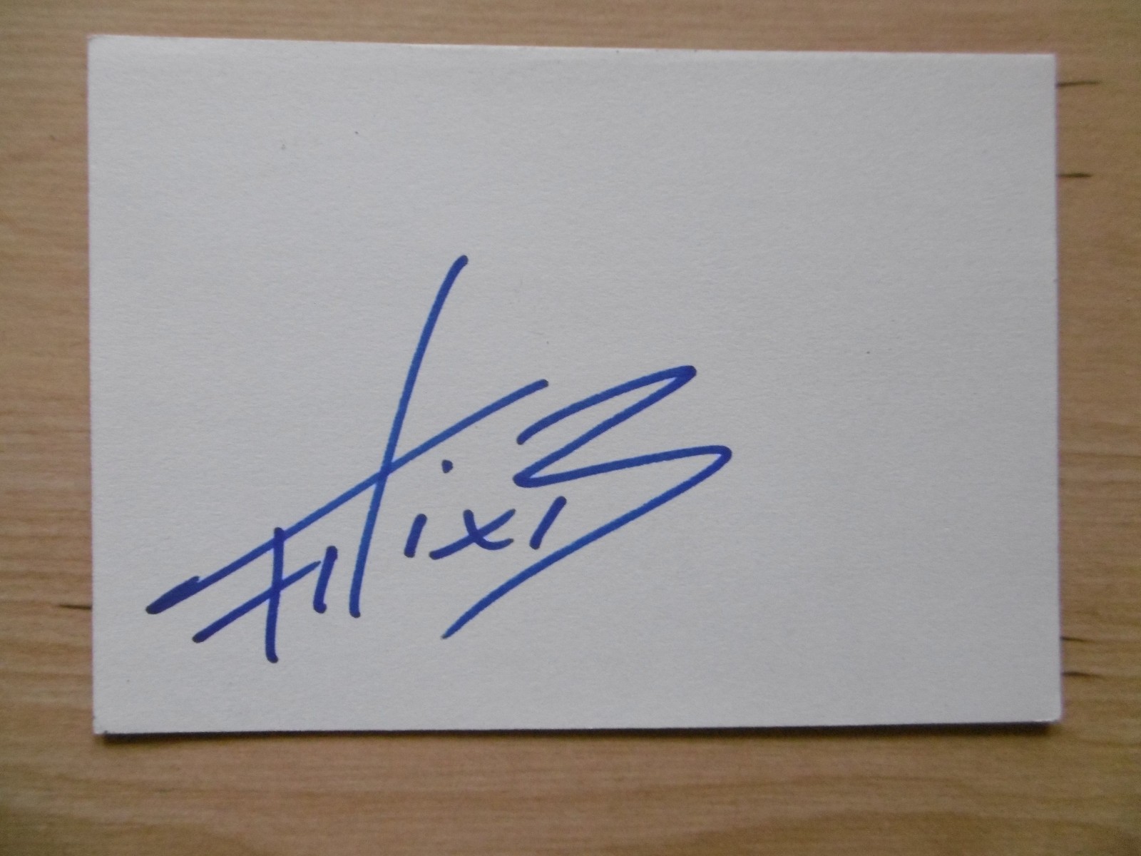 Felix Baumgartner autograph signed 10x15 cm index card