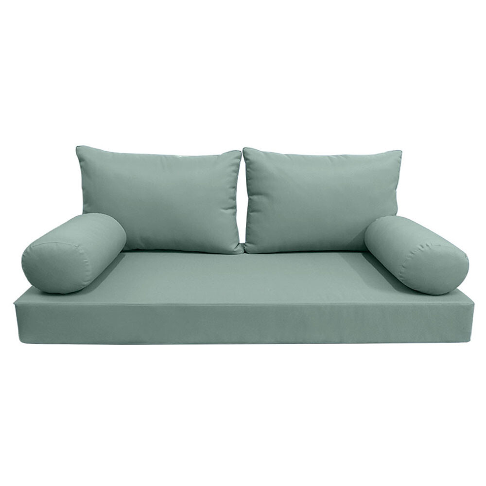 *COVER ONLY*-Style 2 Daybed Mattress Bolster Pillow Covers Knife Edge Twin-AD002