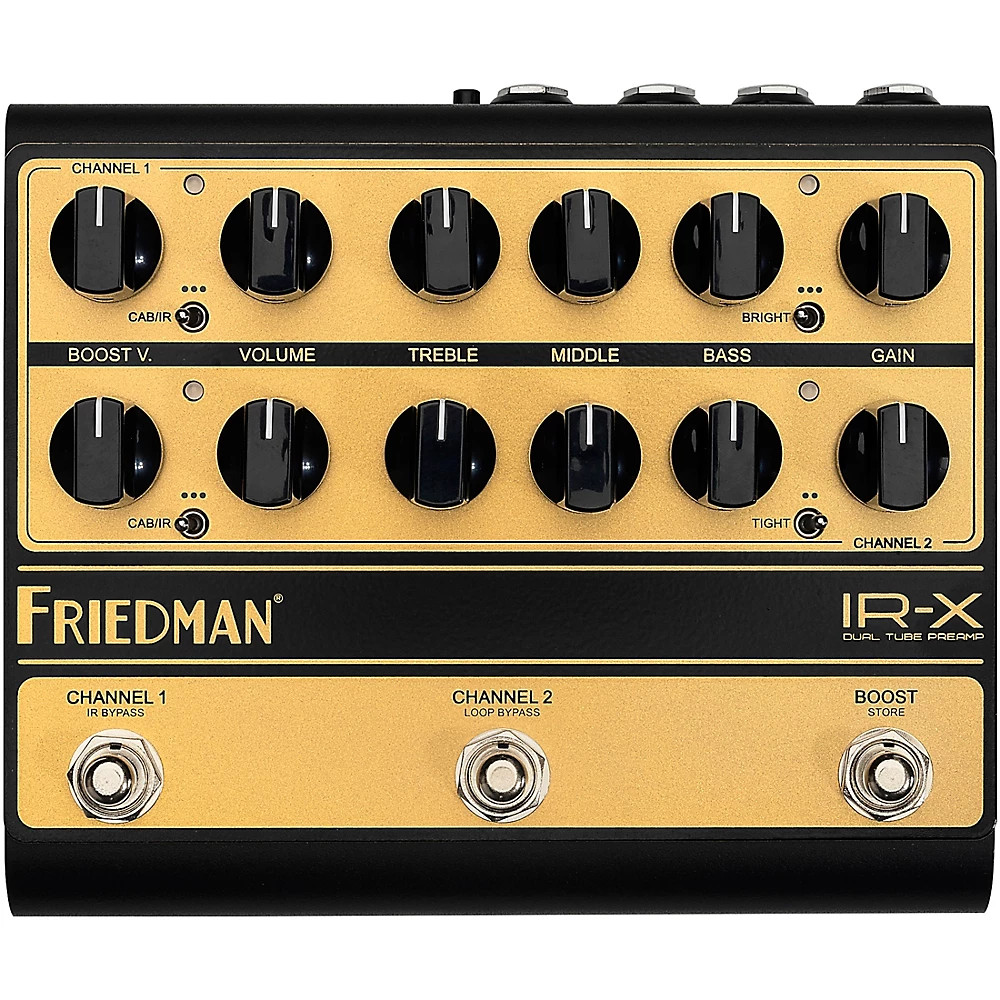 Friedman IR-X Dual-Tube Preamp DI+IR Dual-Channel 12AX7 Tubes Pedal Refurbished