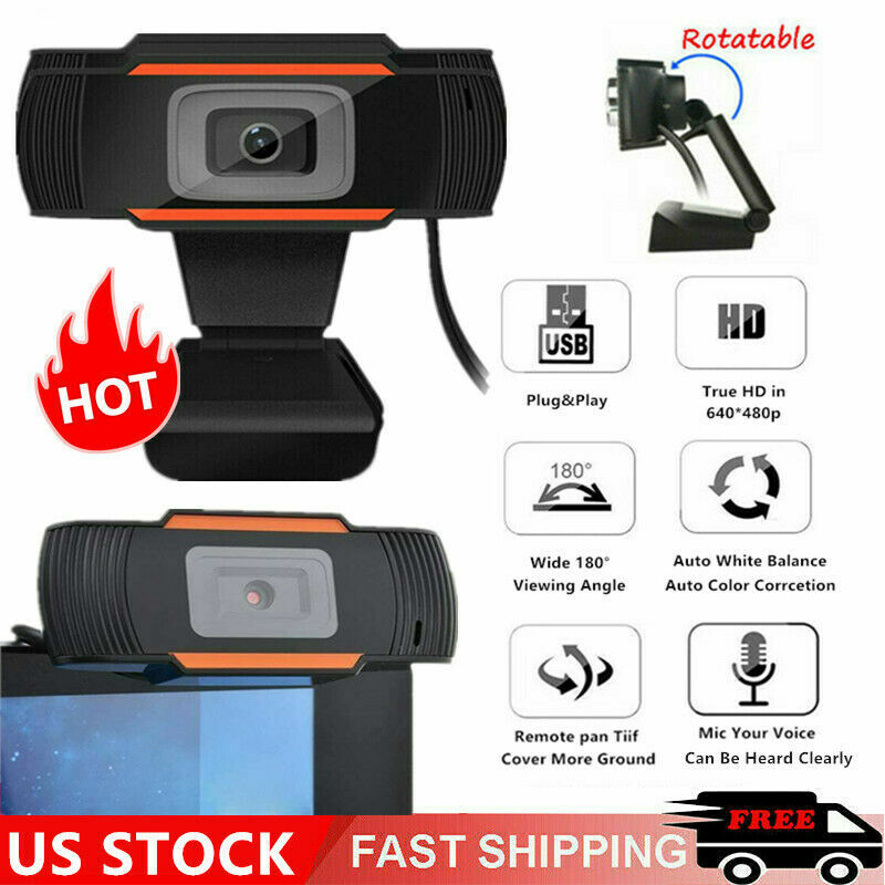 Upgraded Webcam Auto Focusing Web Camera Cam with Microphone For PC Laptop 1080p