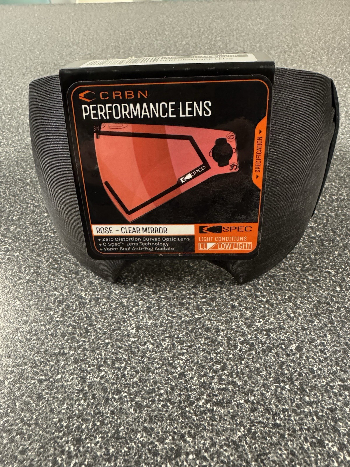 CRBN C-Spec ZERO lens. Lowlight: Rose- Clear Mirror. BNIB!