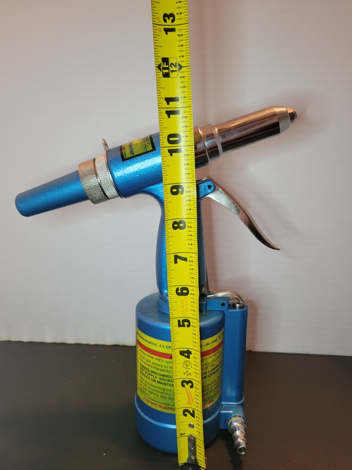 CENTRAL PNEUMATIC AIR HYDRAULIC RIVETER Tool Leather Work