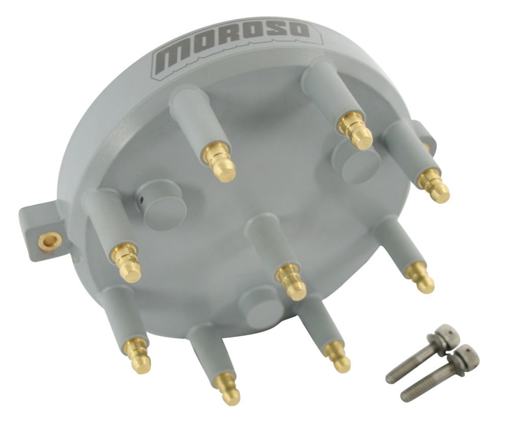 MOROSO 97856 HEI Style Brass Distributor Cap for Circle Track Vehicles