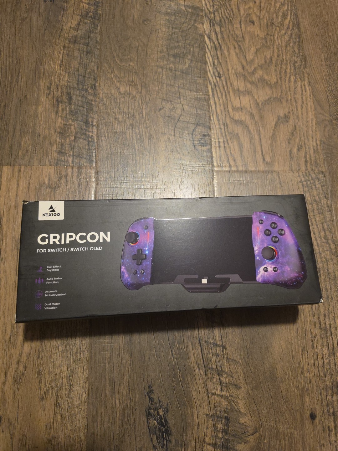 Nexigo Gripcon For  Nintendo Switch/Switch OLED Joycon Controller Case Clear Ice