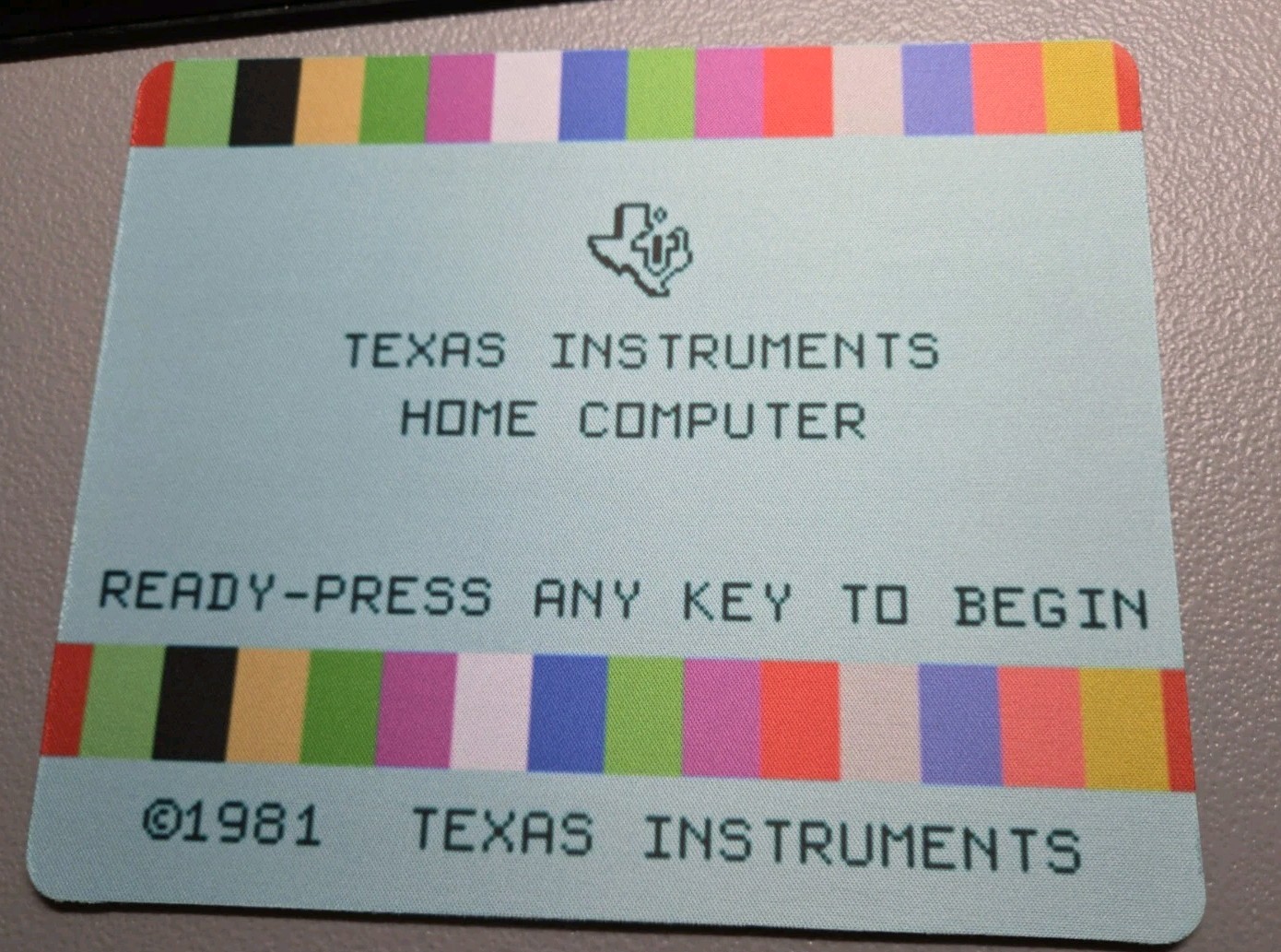 TI-99/4A Mouse Pad NEW 7.1" x 8.5" x 0.3cm Non Slip Custom