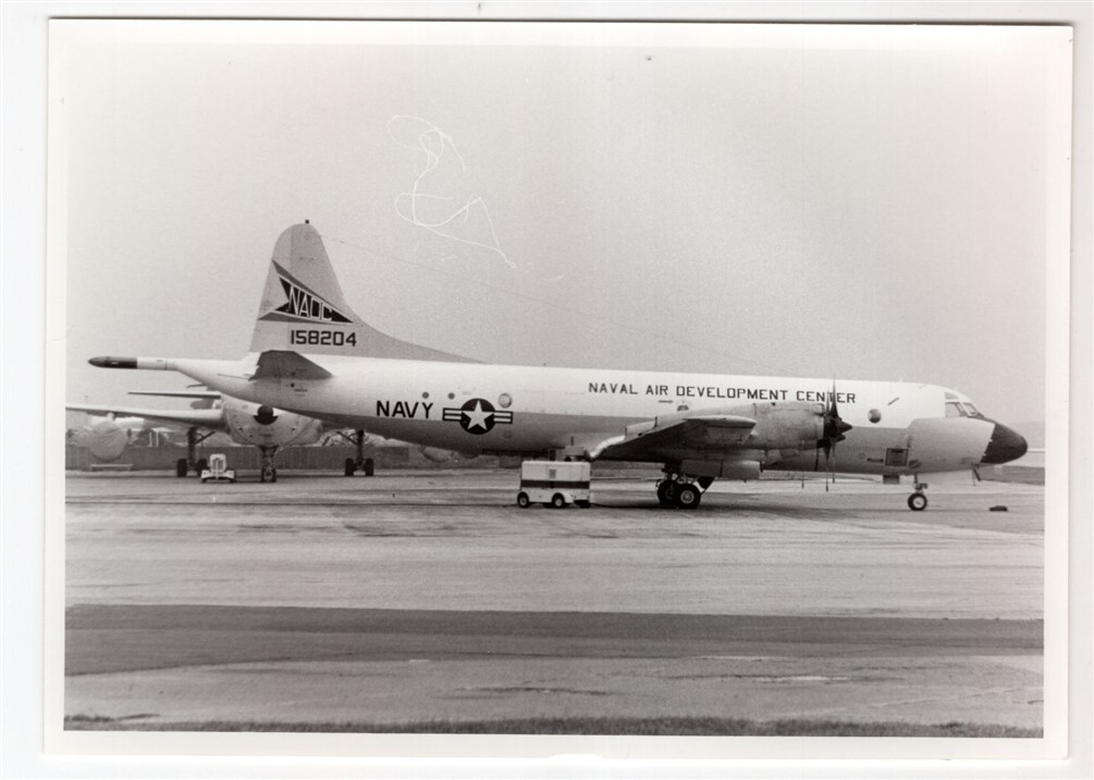 1983 US Navy Lockheed P-3C Orion 158204 of NADC at Dallas Love Field 5x7 Photo