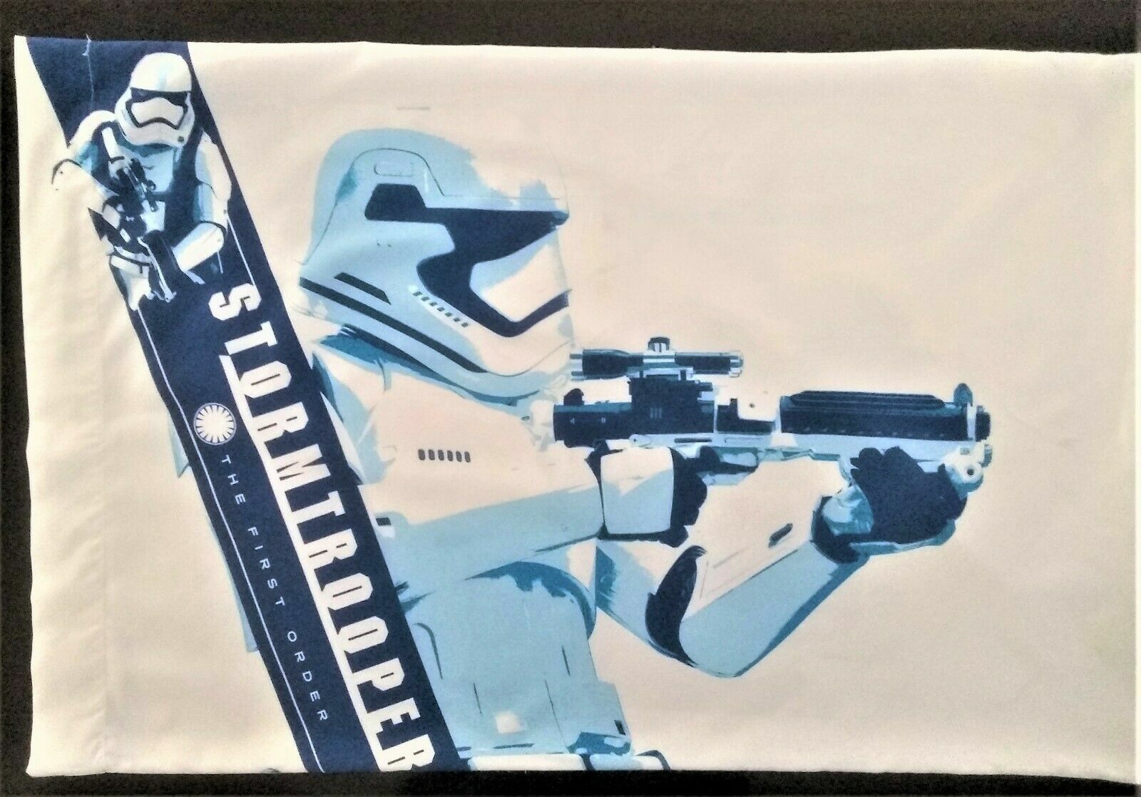Star Wars Pillowcase 2 Sided Stormtrooper & X-Wing Pilot ONE Pillow Case Blue