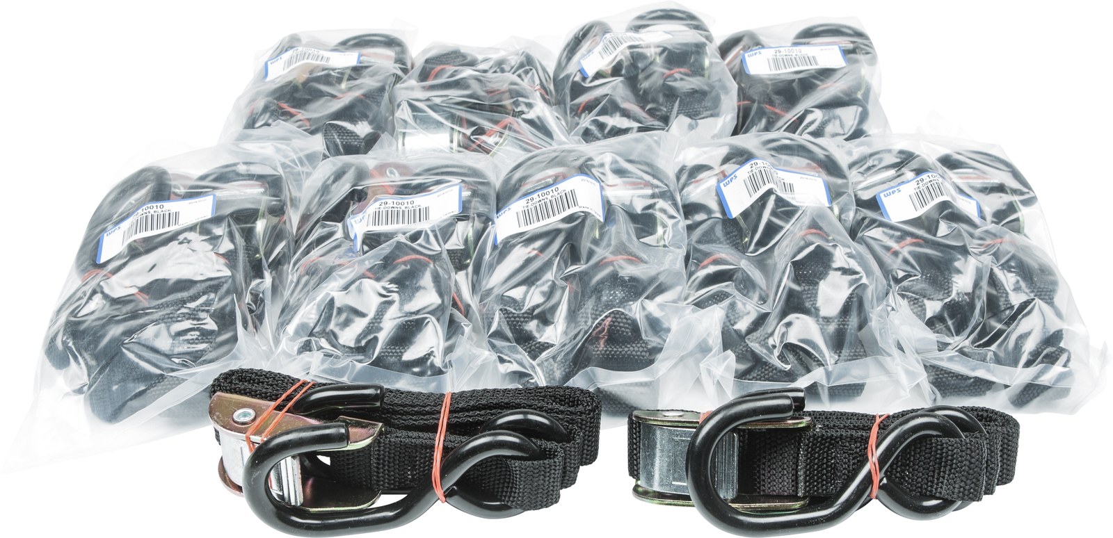 FIRE POWER 1" Tie Down Black 10/Pairs 21262BULK