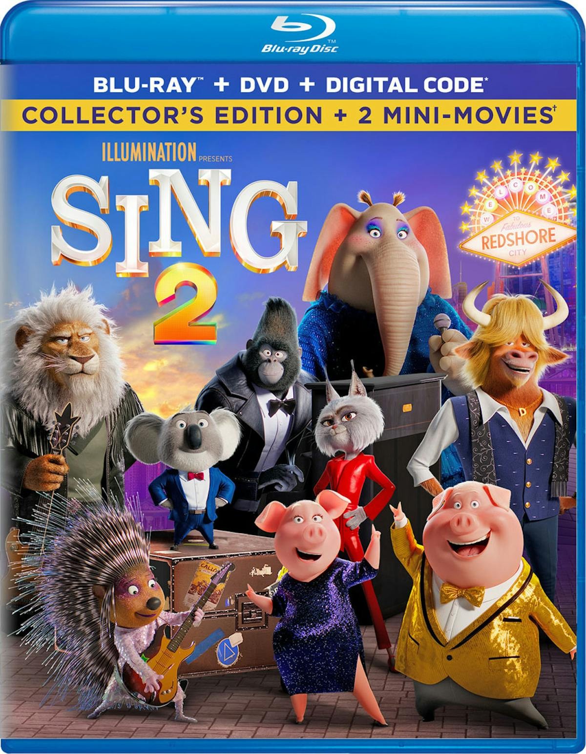 Sing 2 Blu-ray Matthew McConaughey NEW