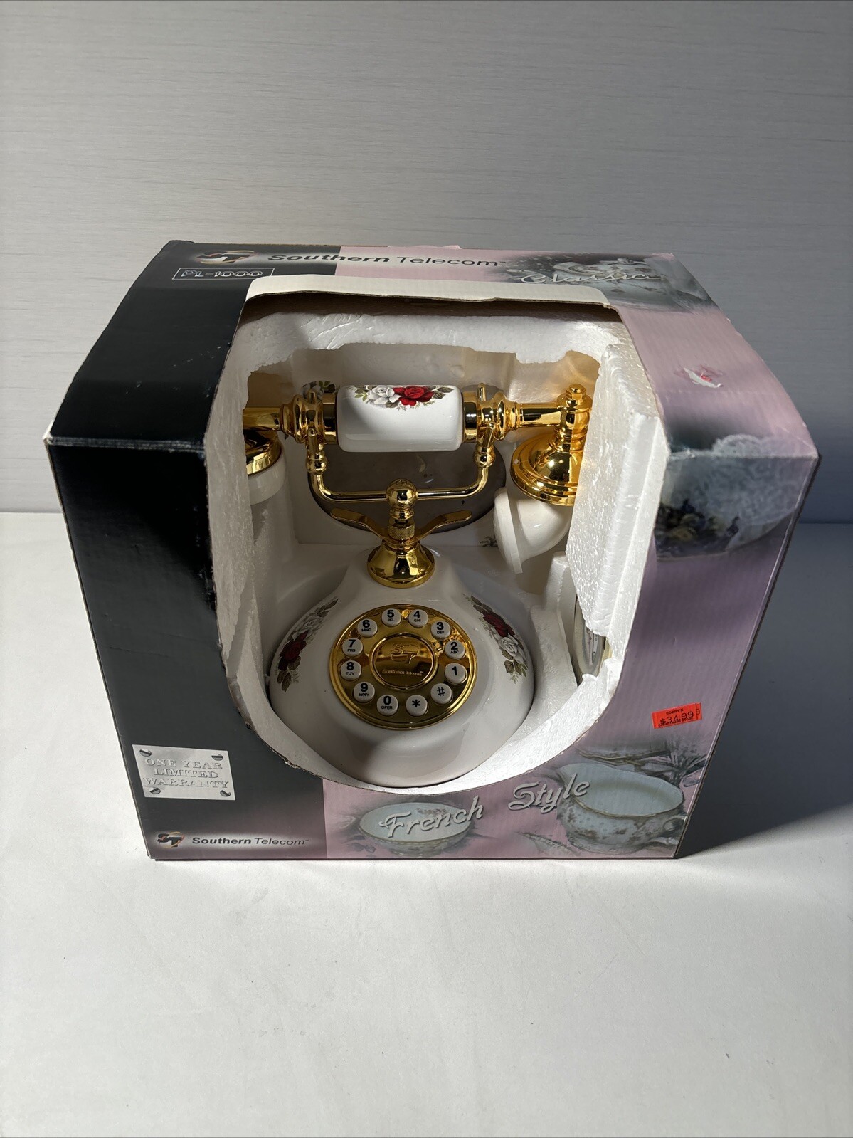 Porcelain 3 Pieces Desk Set New! Model PL 1000.