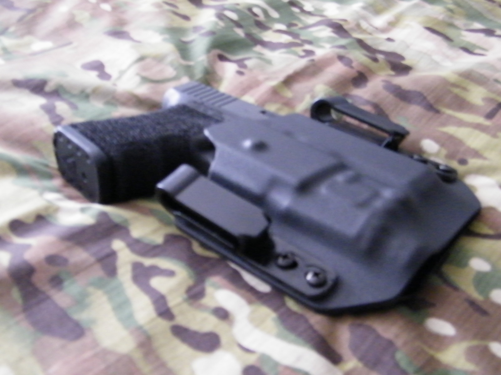 G-Code IWB Black Injection Molded Belt Clips 1.75"