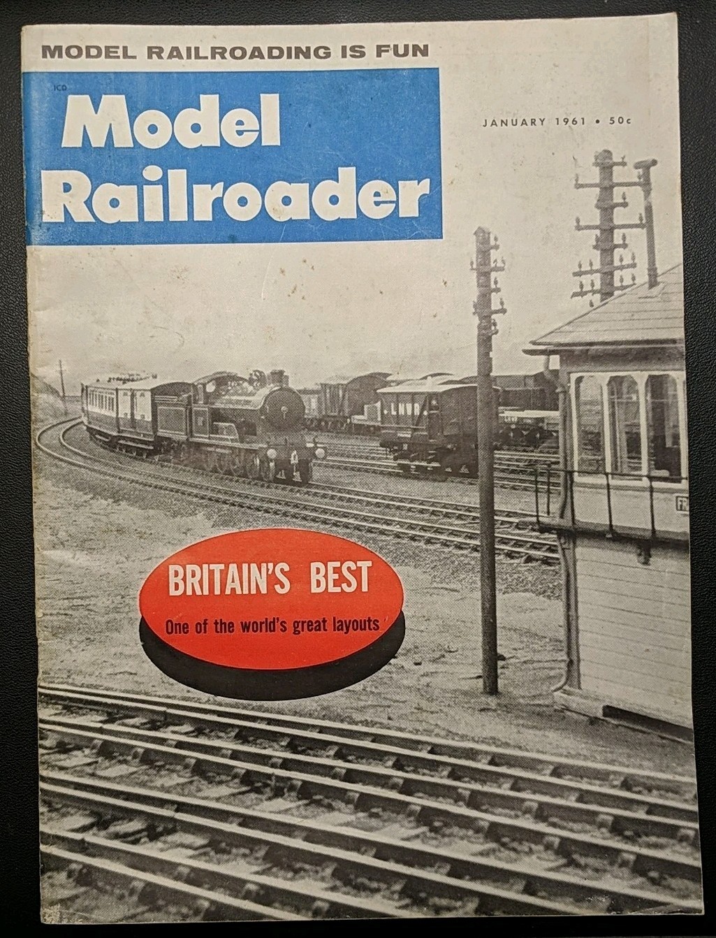 1961 Year MR HO Scale Model Railroader Magazine Lot of 12 (Full Year)