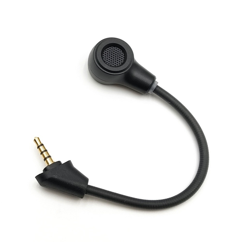 Compact Wireless Microphone with Light for Cloud for Alpha Headset Black ABS