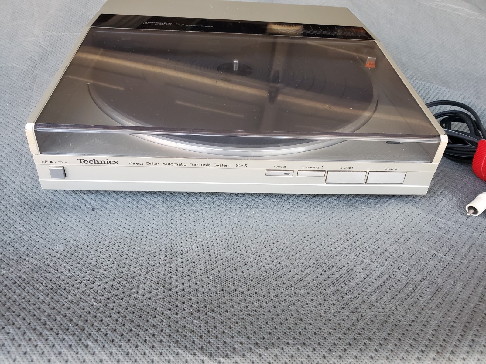 Technics SL-5 Direct Drive Automatic Turntable System Working See Video