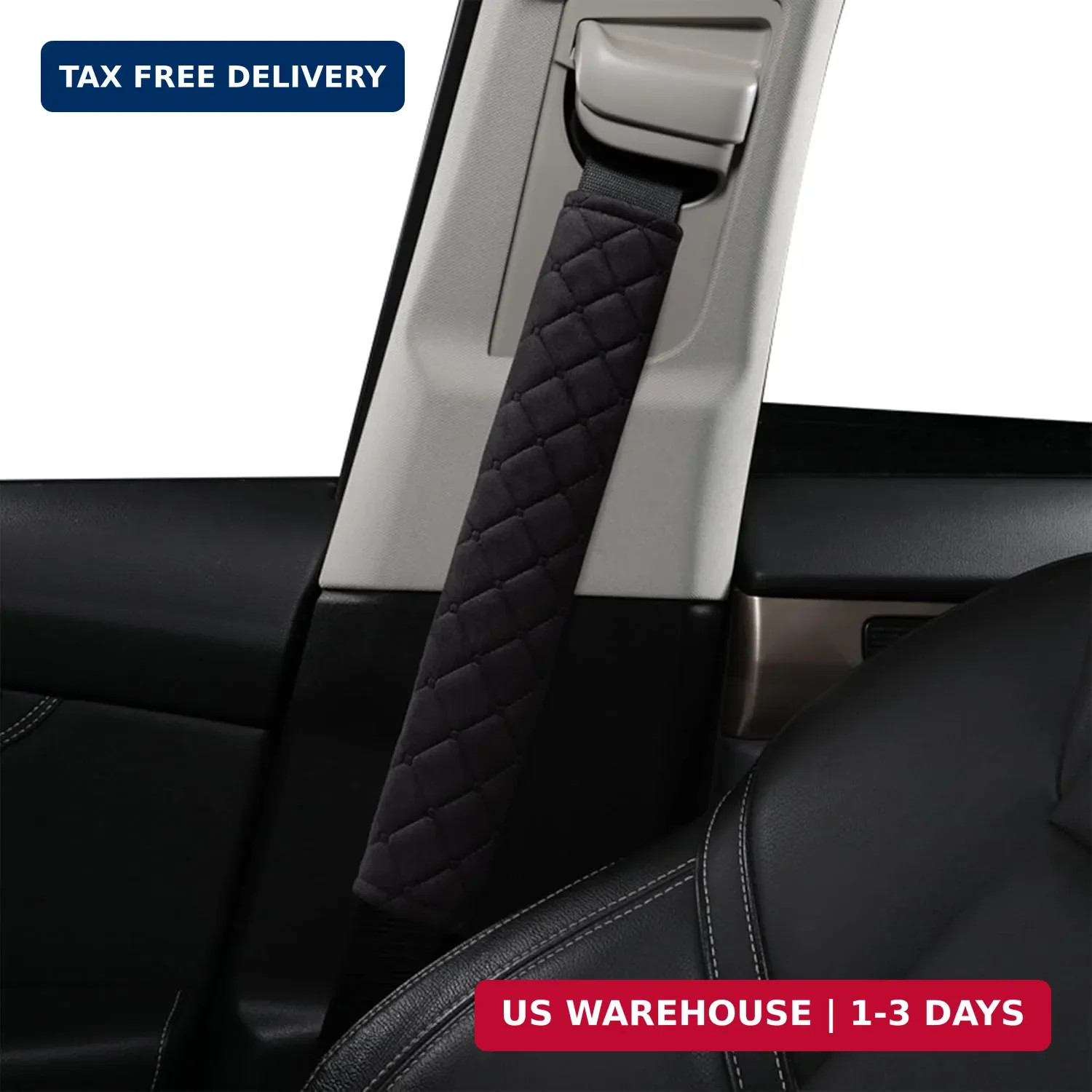 HighnessHwoo Extra Long Seatbelt Covers for Adults Kids Women & Men, Soft Car Se