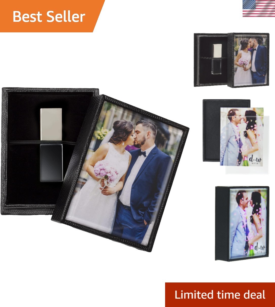 Neil Enterprises Elite Flash Drive Box with 2.875" x 3.875" Cover Photo