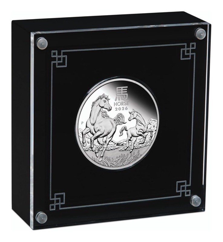 🇺🇸2026 Australia PROOF Lunar Year of the Horse 1/2oz Silver Half Dollar Coin