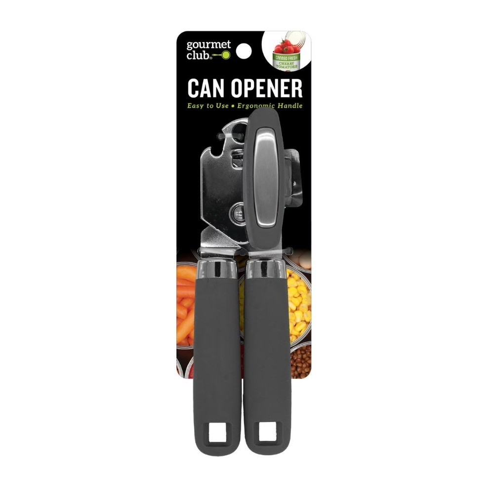 Manual Stainless Steel Can Opener Kitchen Handheld Tool Easy Grip Efficient