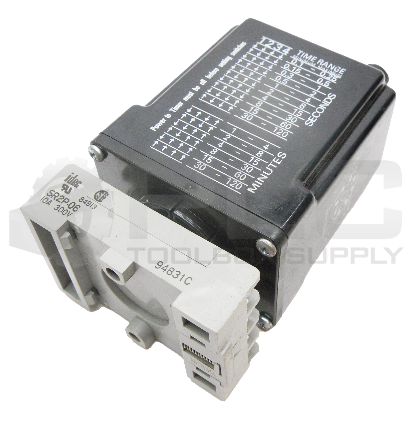 MACROMATIC SS-60528 PROGRAMMABLE INTERVAL TIME RELAY W/SR2P-06 RELAY BASE