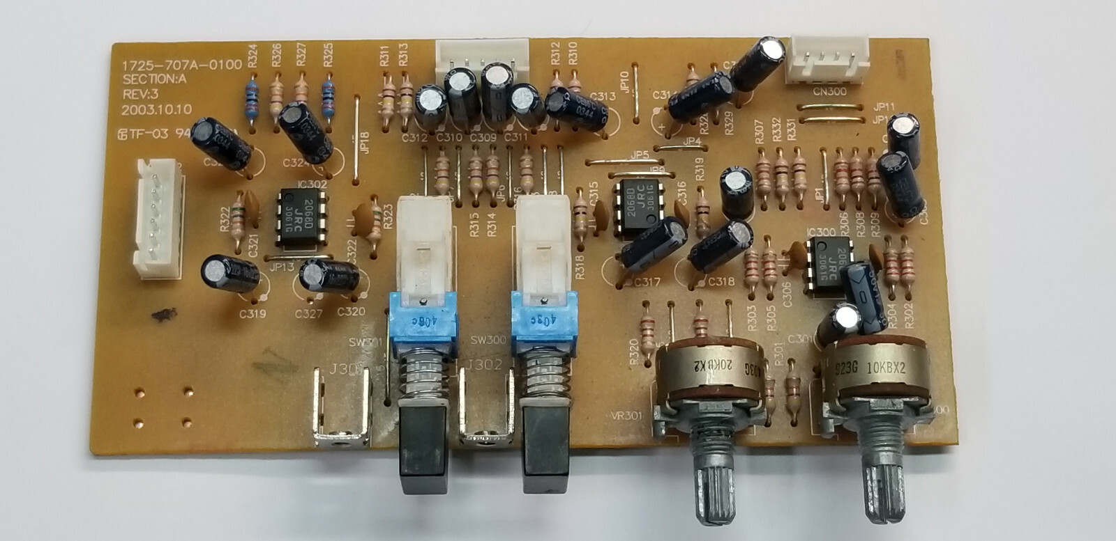 Vestax PMC 05 ProIII  Replacement Effects Control Board