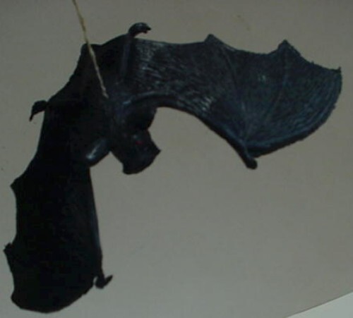 Rubber Black Spider 17" 1970s Bat Vintage