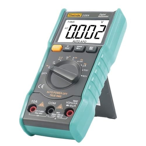 Auto-Ranging Digital Multimeter with Dual Waveform Generator, True RMS, NCV,