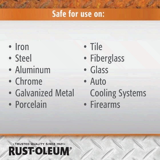 6 PACK Rust-Oleum Stops Rust, Rust Reformer Flat Spray Paint- 215215, 10.25 oz