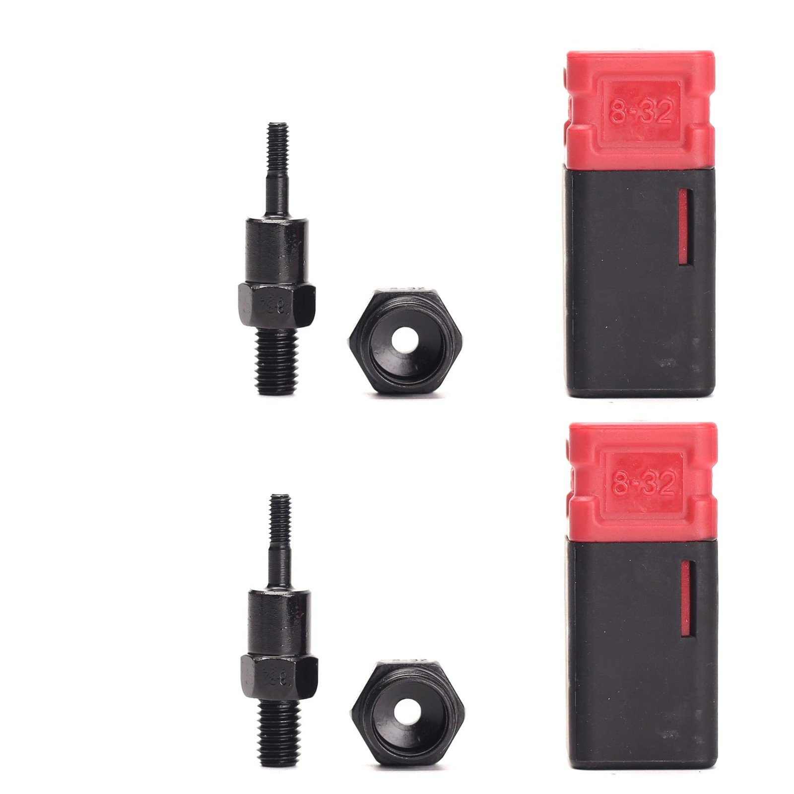 Hand Rivet nut Tool Mandrel (8-32) M8 x 2.5 inches, Black