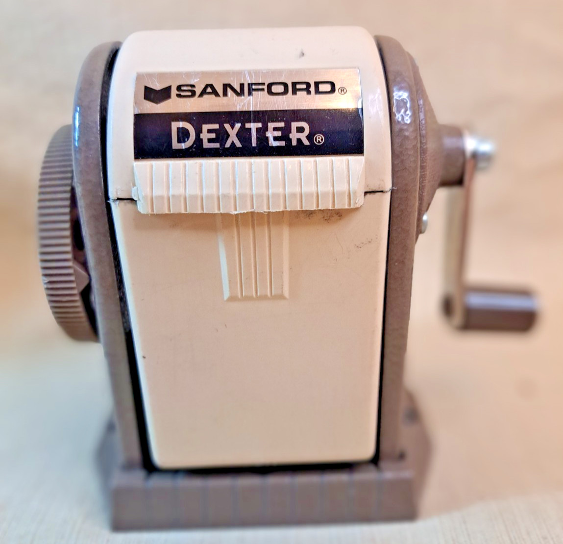 Vintage Sanford Dexter No. 2 Pencil Sharpener Crank Mountable Works