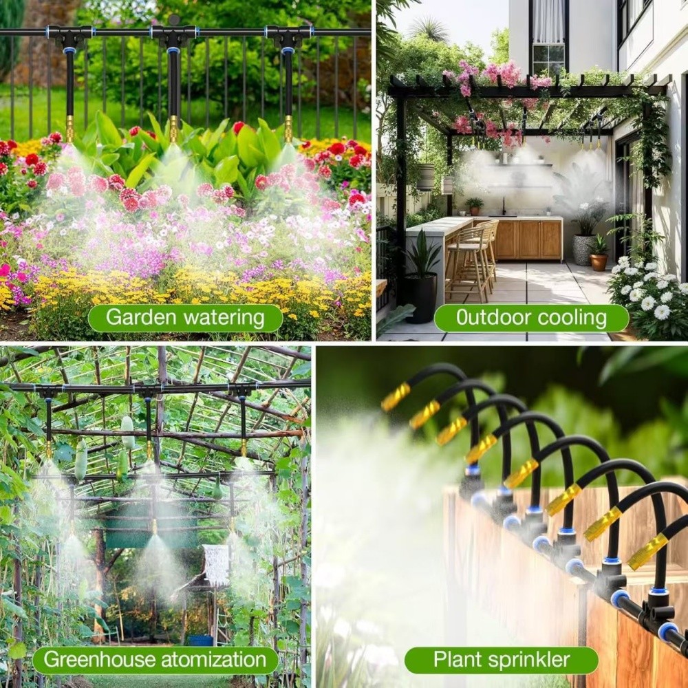 30M/100FT Automatic Drip Irrigation System Kit Garden Watering System Plants