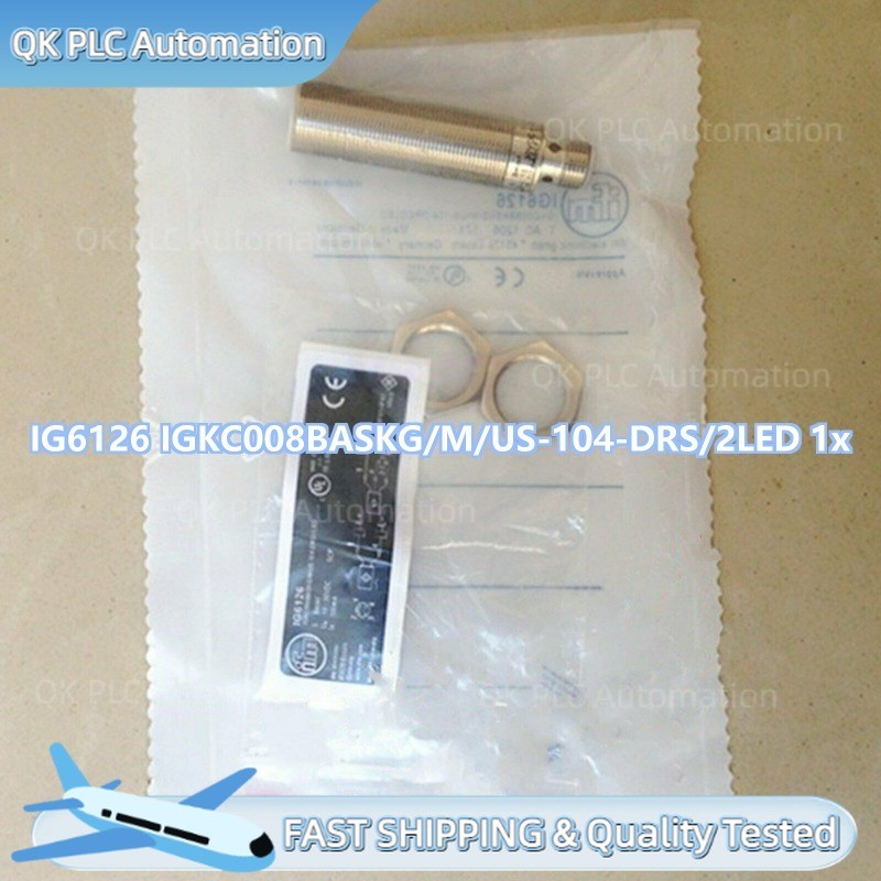 IFM IG6126 IGKC008BASKG/M/US-104-DRS/2LED Proximity Switch New 1x