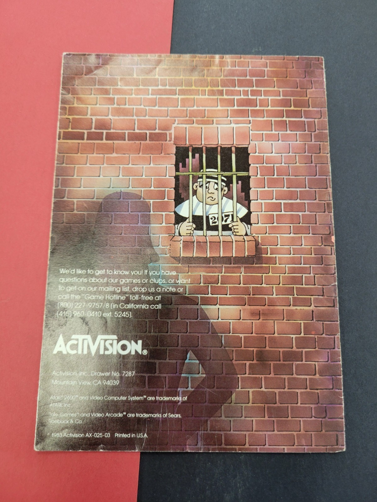 Atari Manual Crime Busters